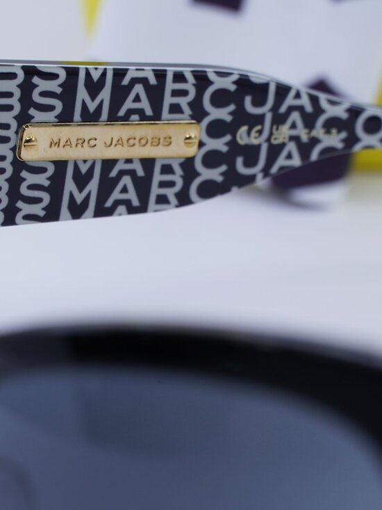Marc Jacobs MJ 1087/S 0807 2K Cat Eye Sunglasses - Black / Grey AR main image 10